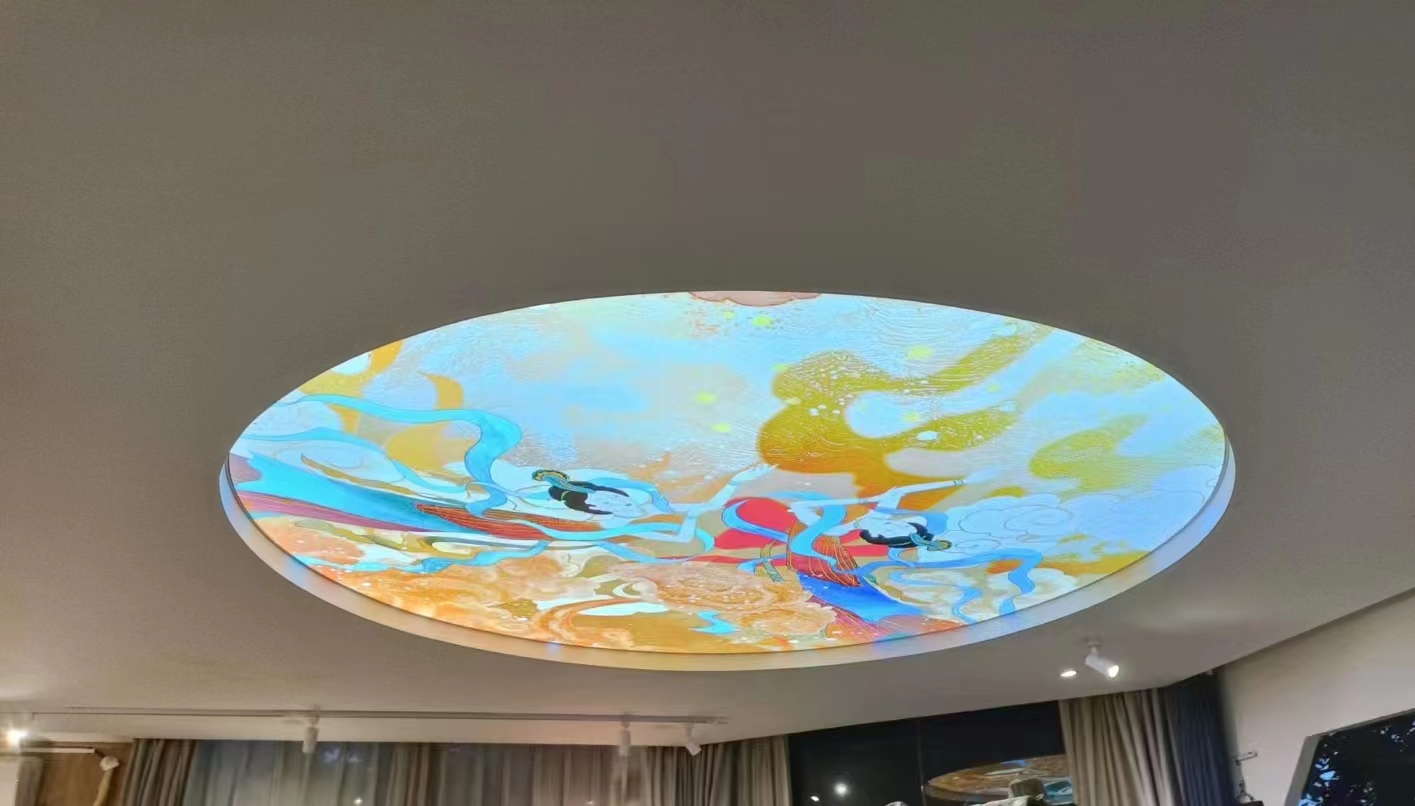 天花板異型燈箱制作